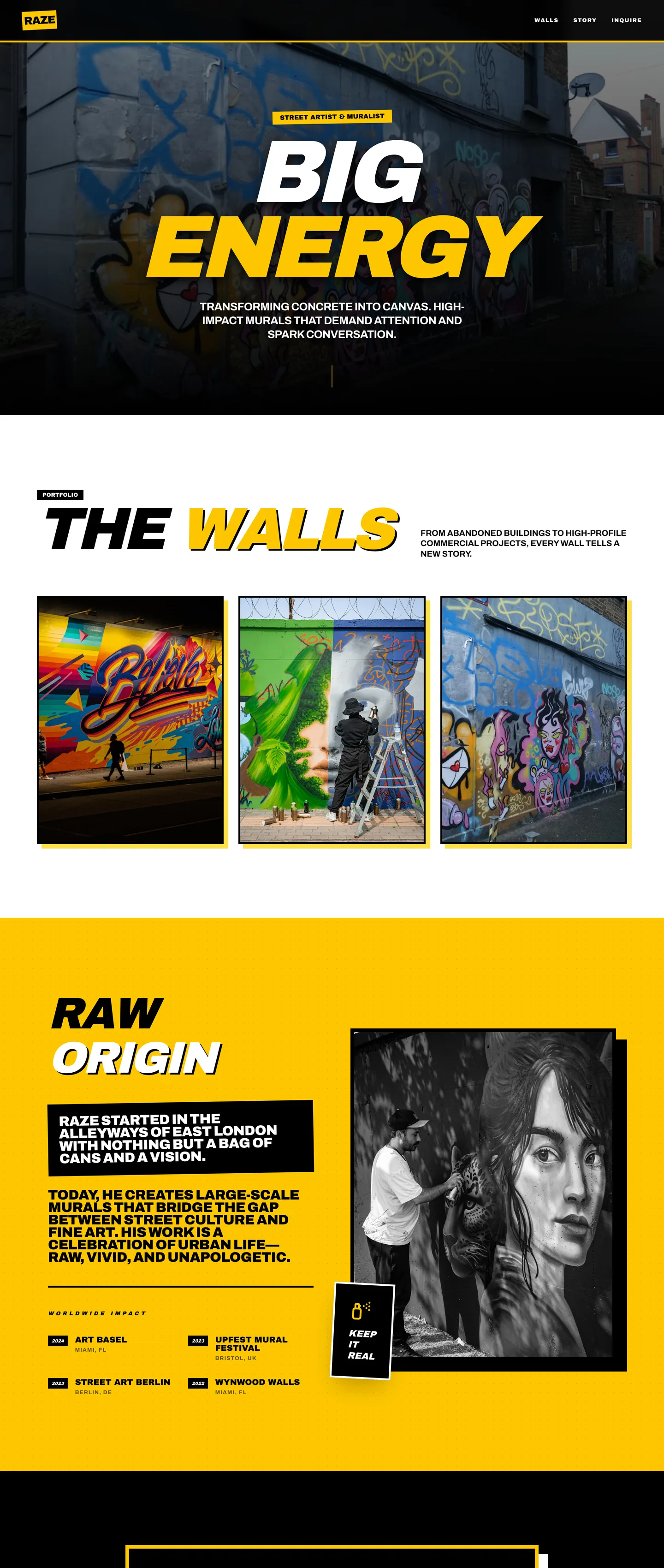 Muralist website demo