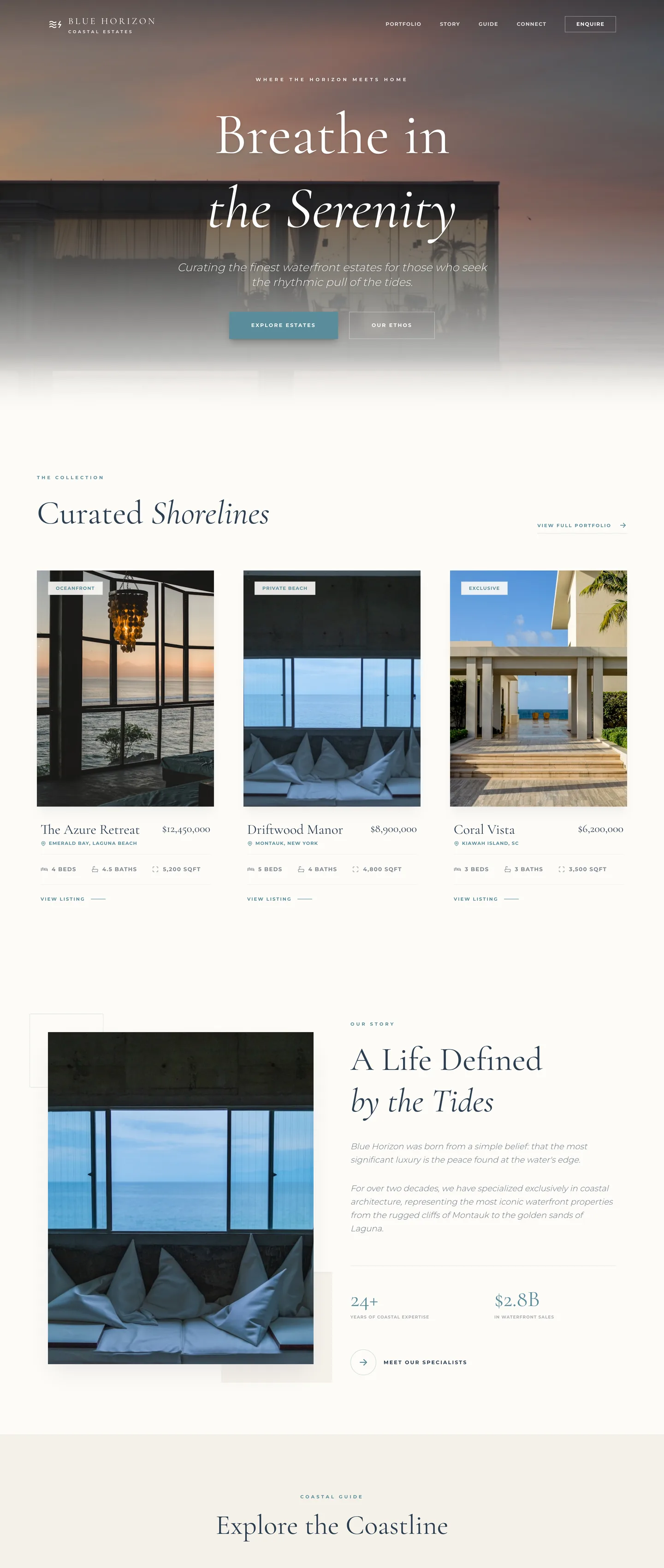 Coastal website demo